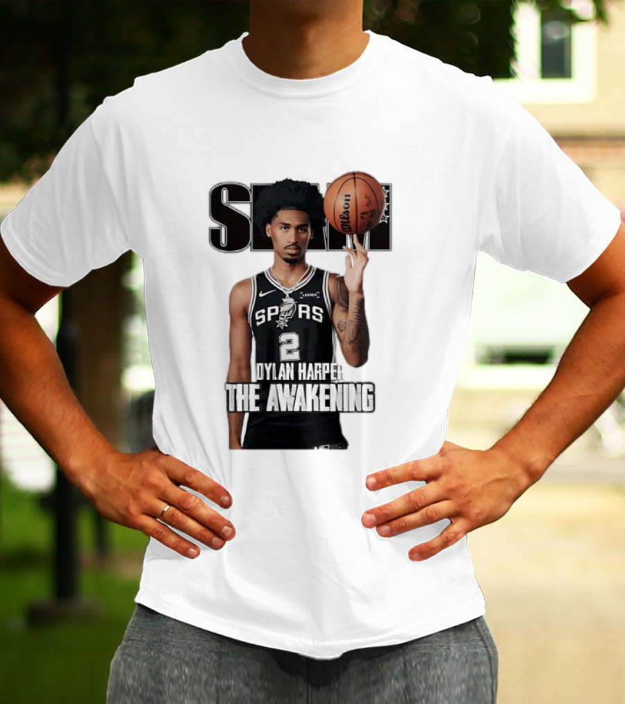 Dylan Harper 2 San Antonio Spurs The Awakening Slam NBA Basketball Cover T-Shirt