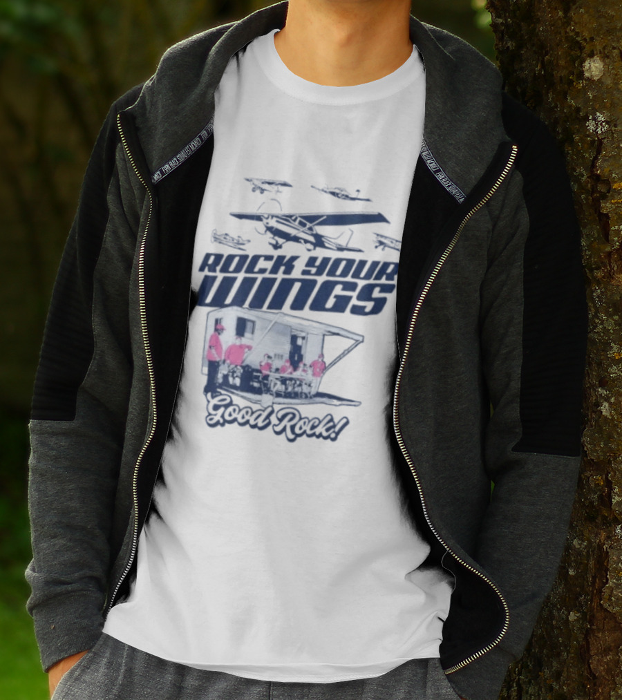 EAA AirVenture 2026 Rock Your Wings Good Rock Airplane Gathering T-Shirt