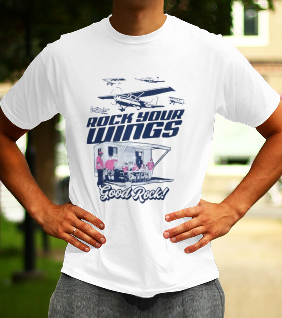 EAA AirVenture 2026 Rock Your Wings Good Rock Airplane Gathering T-Shirt