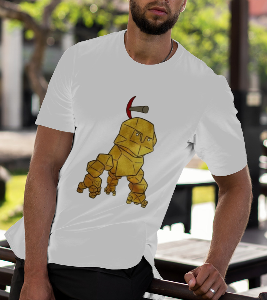 San Francisco 49ers Gold Rock Golem Miner Pickaxe T-Shirt