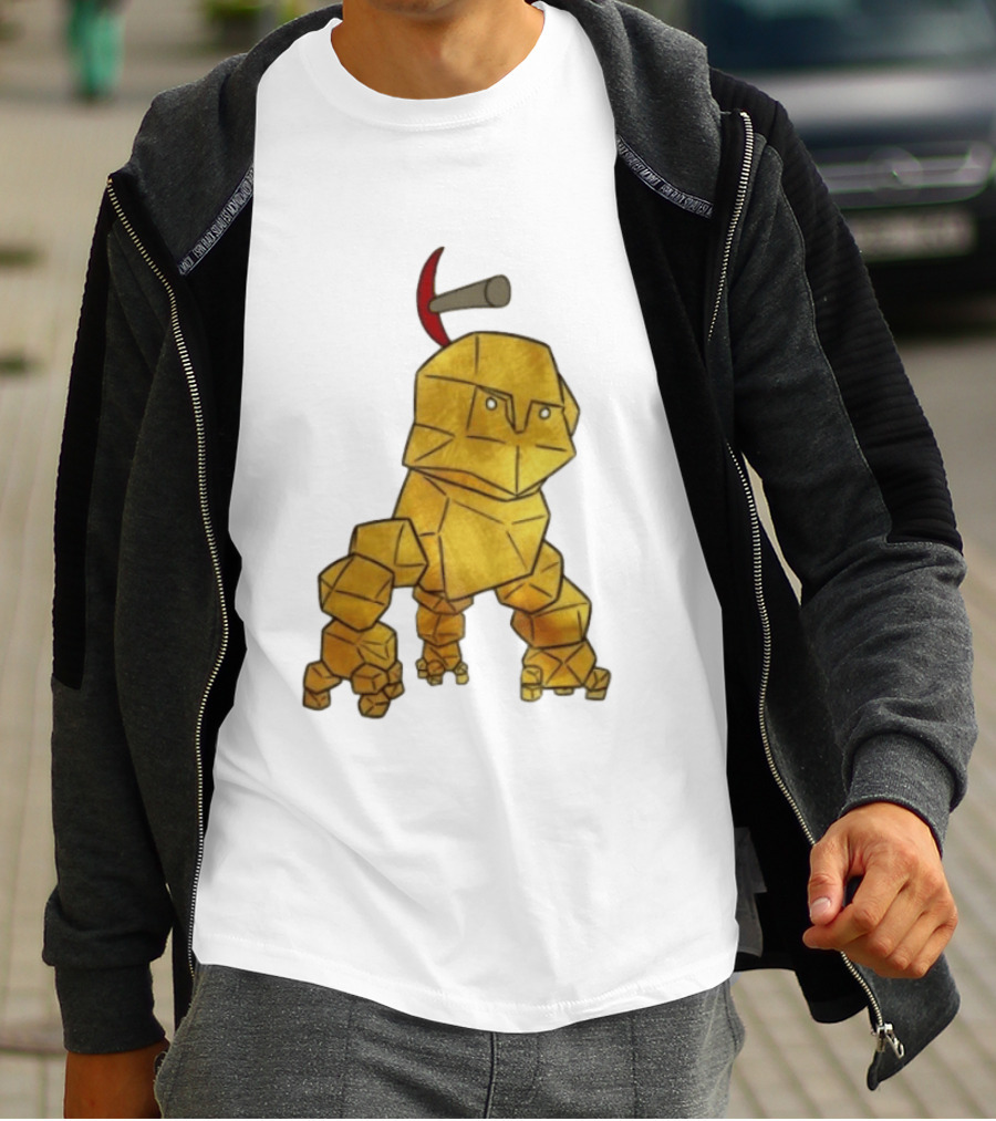 San Francisco 49ers Gold Rock Golem Miner Pickaxe T-Shirt