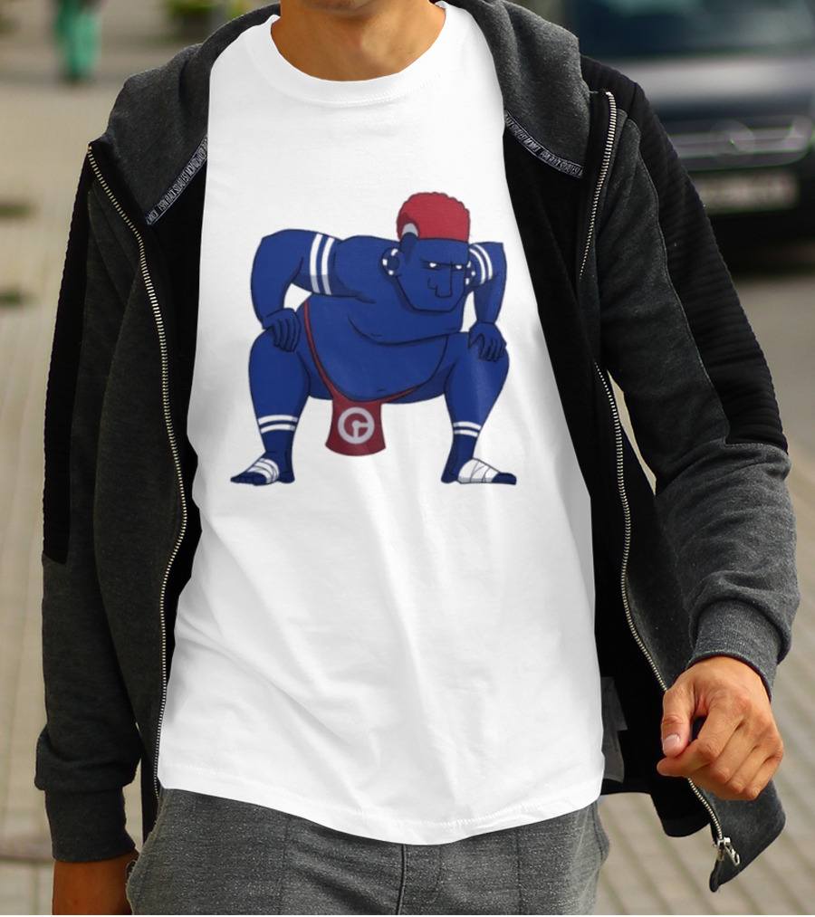 Hariyama Pokemon New York Giants Sumo Wrestler T-Shirt