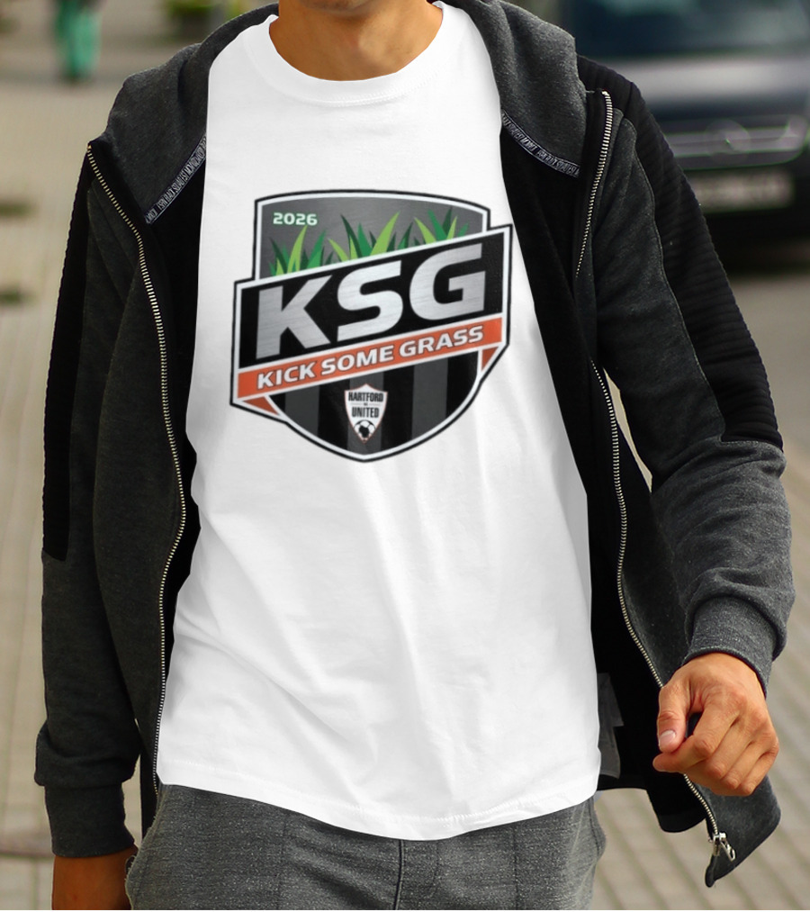Hartford United KSG Kick Some Grass 2026 Soccer T-Shirt
