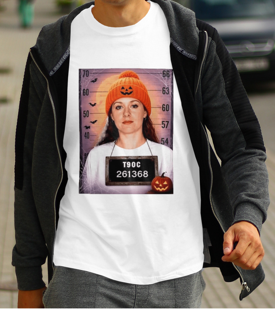 T90C Halloween Shot Pumpkin Hat 261368 T-Shirt