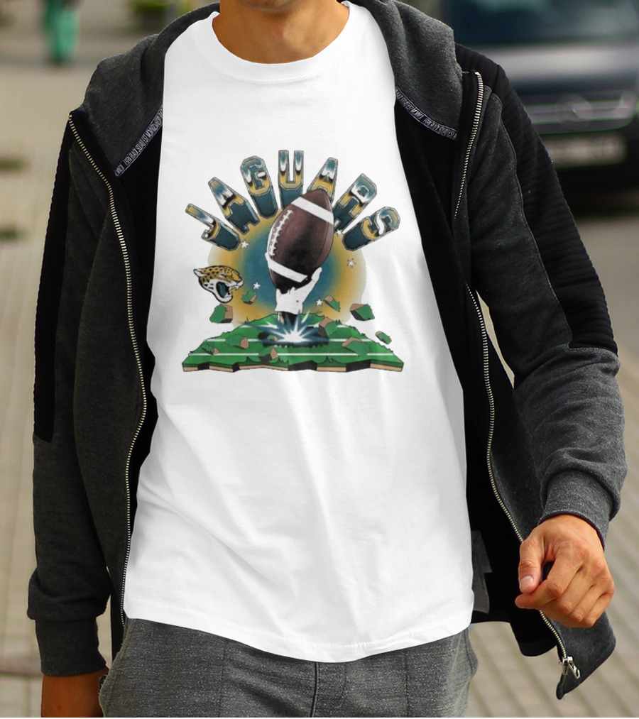 Jaguars Football 2026 Explode Clubhouse Jacksonville T-Shirt