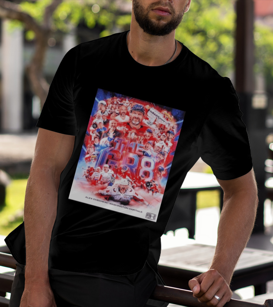Alex Ovechkin The Gr8 Washington Capitals Open Ice Champions T-Shirt