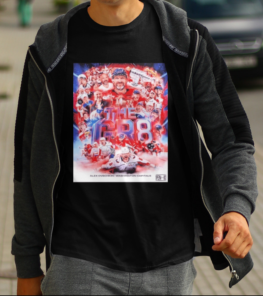 Alex Ovechkin The Gr8 Washington Capitals Open Ice Champions T-Shirt