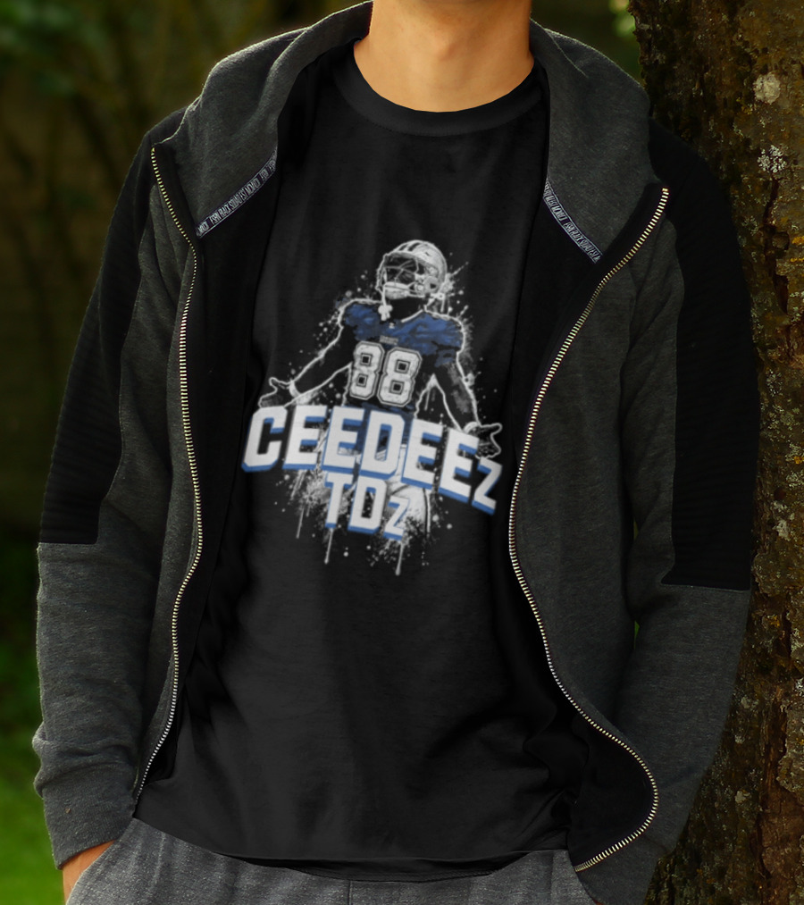 Ceedeez TDz Football Player Retro Title T-Shirt