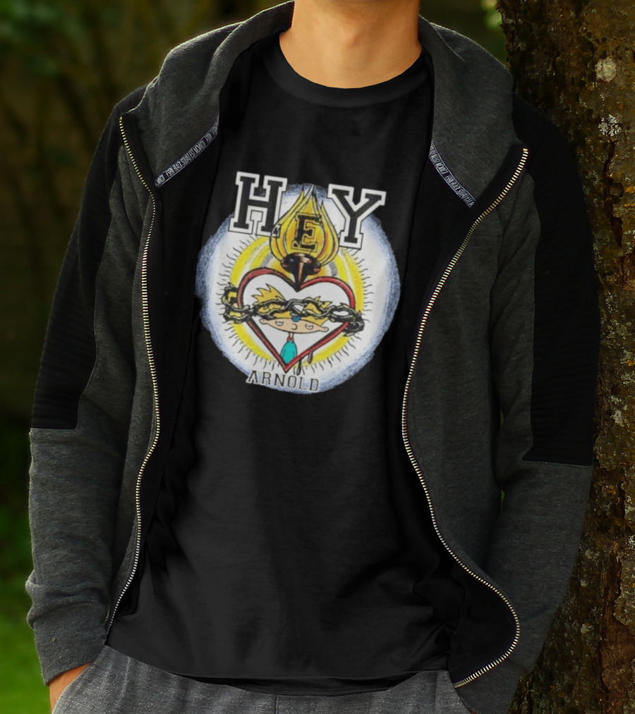Hey Arnold Sacred Heart Nickelodeon Bootleg T-Shirt