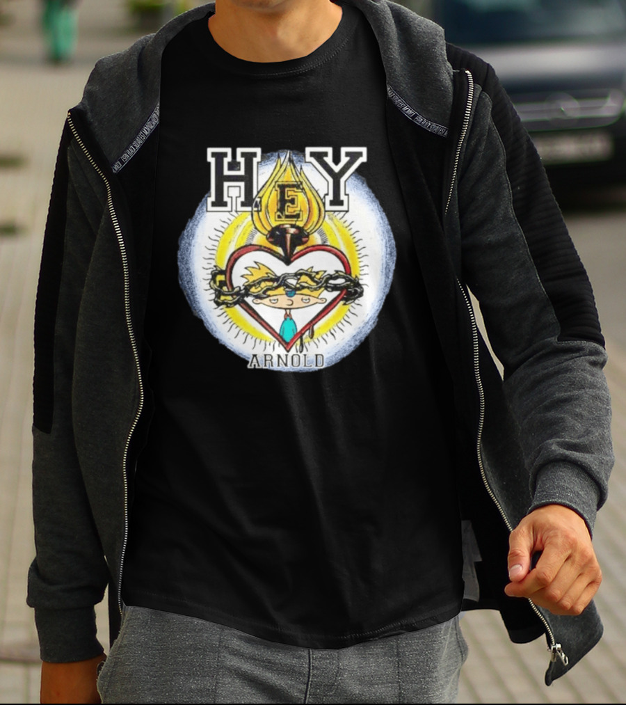 Hey Arnold Sacred Heart Nickelodeon Bootleg T-Shirt