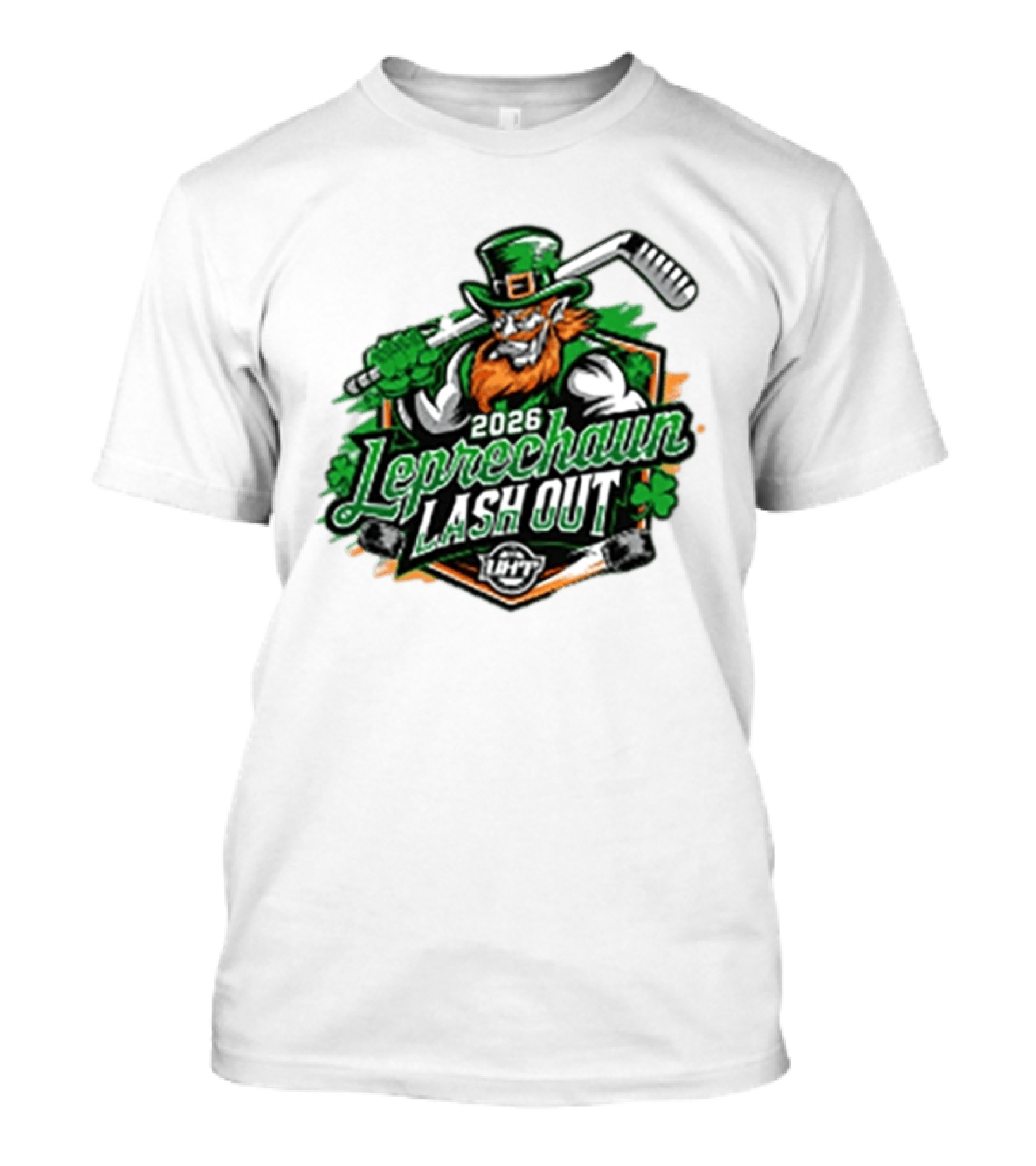 2026 Leprechaun Lash Out Hockey Logo Irish Hockey Players T-Shirt
