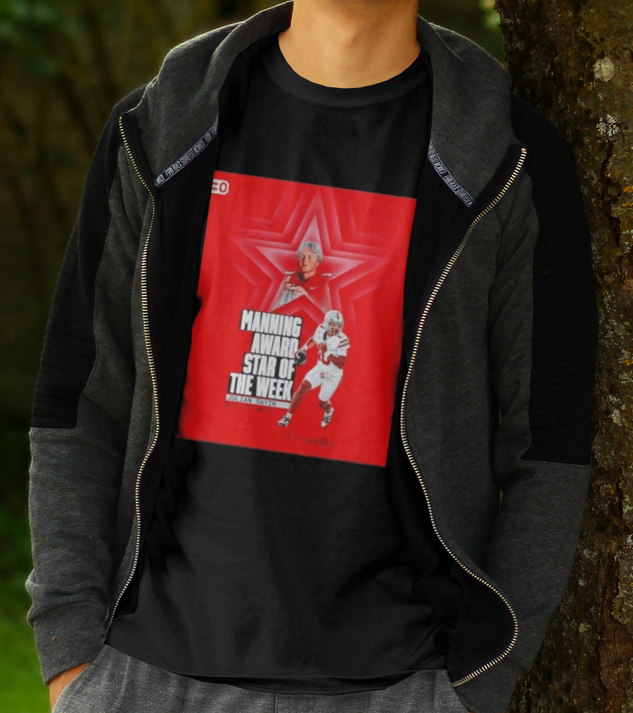 Manning Award Star Of The Week Julian Sayin Ohio State Buckeyes T-Shirt