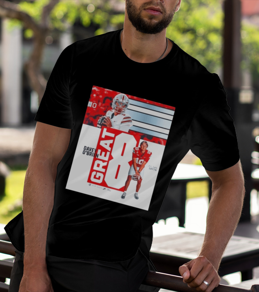 Ohio State Buckeyes Great 8 Julian Sayin Davey O'Brien Award T-Shirt