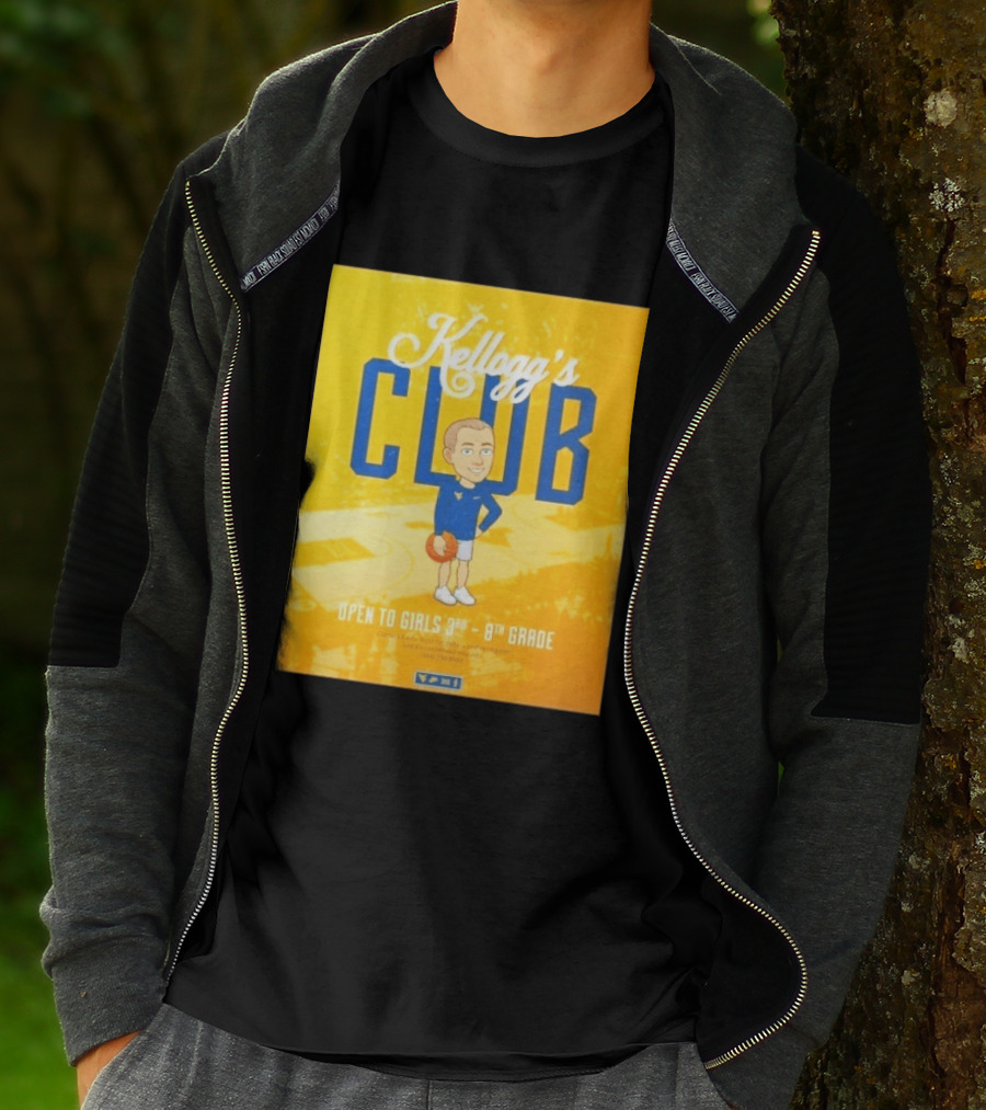 Kellogg's Club West Virginia University Basketball Clinic Open To Girls Grades 3 To 8 T-Shirt