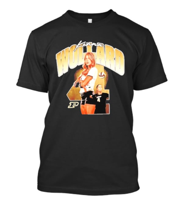 Kenna Wollard Purdue Boilermakers Volleyball NCAA Athlete Number 4 P T-Shirt