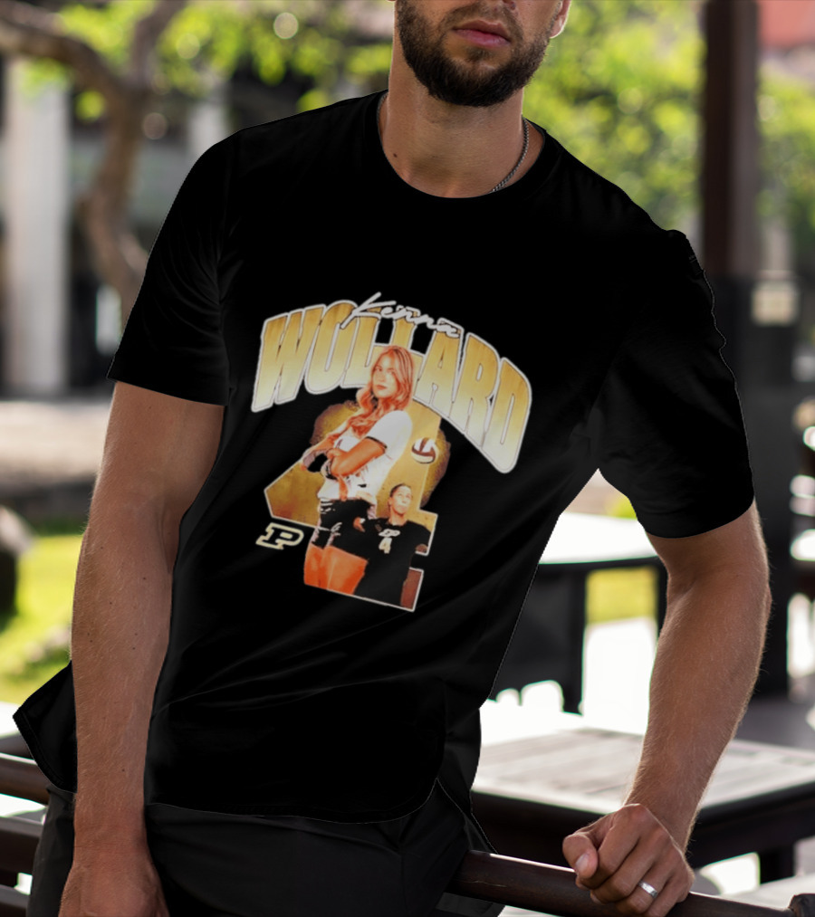 Kenna Wollard Purdue Boilermakers Volleyball NCAA Athlete Number 4 P T-Shirt
