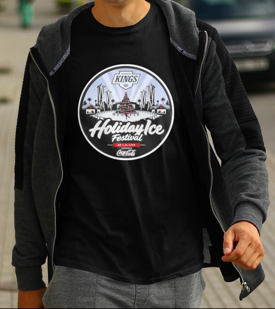 Los Angeles Kings Holiday Ice Festival At LA Live Presented By Coca Cola T-Shirt