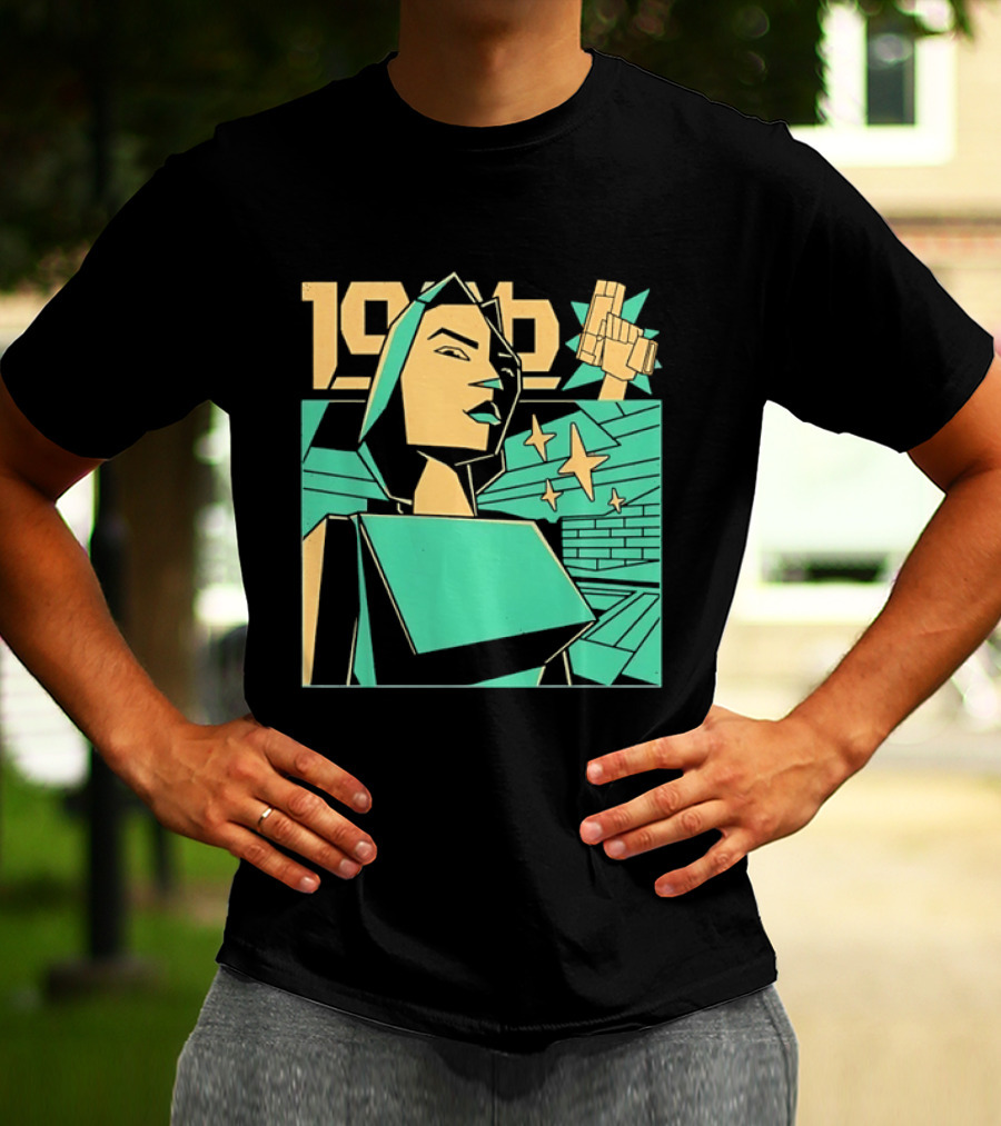 Lara Croft 1996 Polygon Style Tomb Raider Video Game T-Shirt