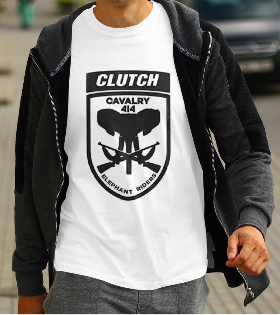 Clutch Cavalry 414 Elephant Riders T-Shirt