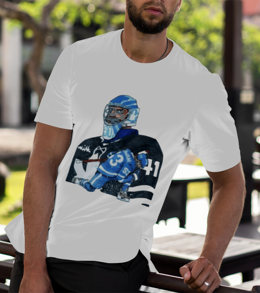 Cowan 53 Toronto Hockey Game 2 BrianBeLeafs Goalie Art 41 T-Shirt