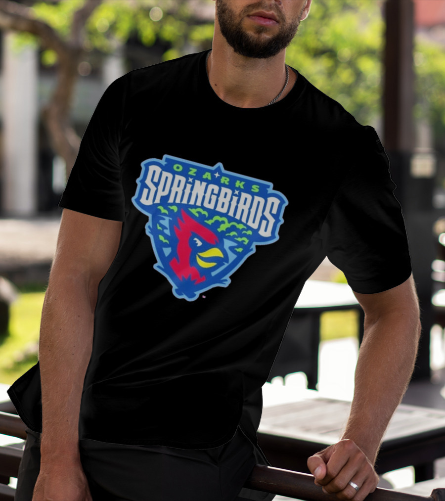Ozarks Springbirds Baseball Cardinal Iconic Team T-Shirt