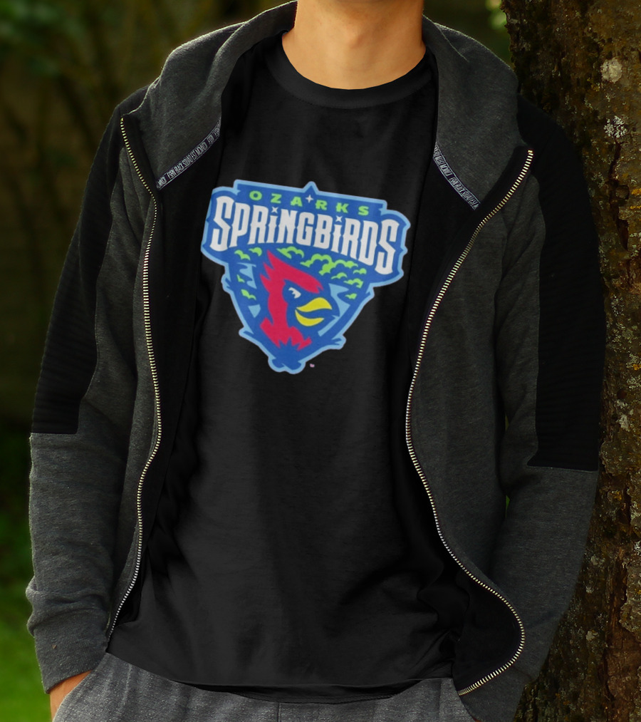 Ozarks Springbirds Baseball Cardinal Iconic Team T-Shirt