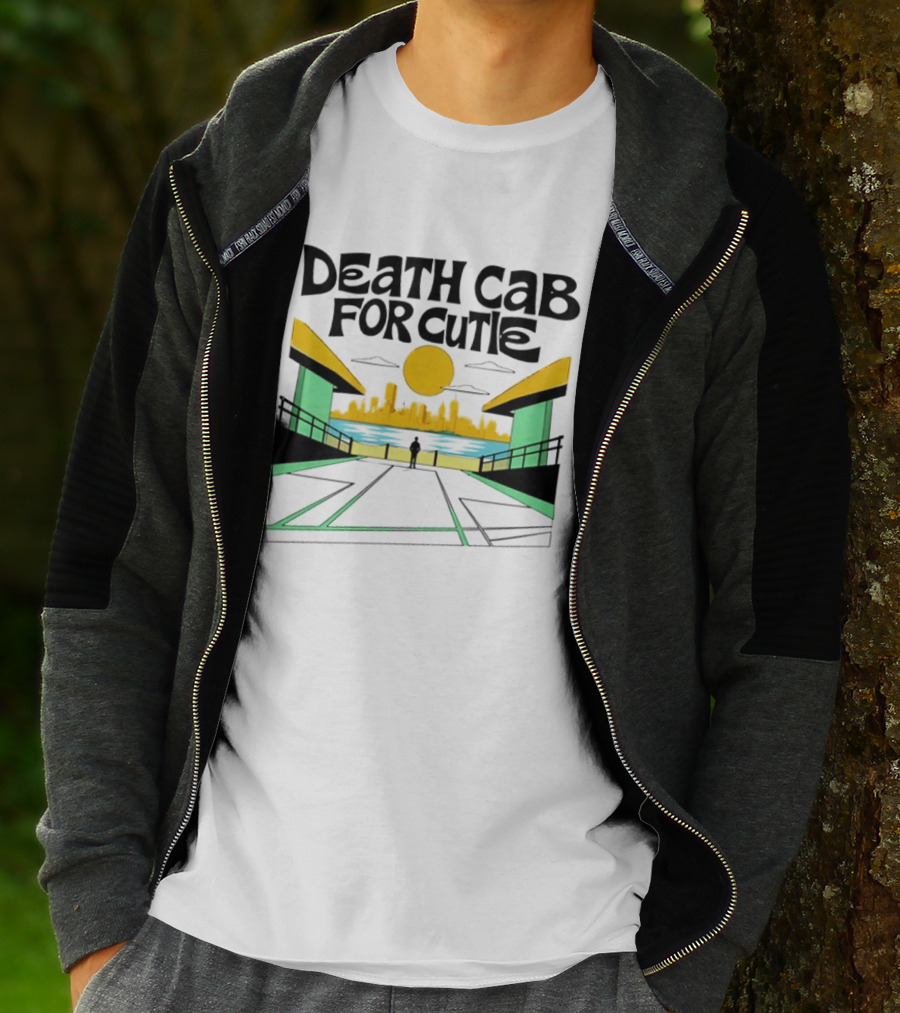 Death Cab For Cutie Skyline Indie Rock City Sunset T-Shirt