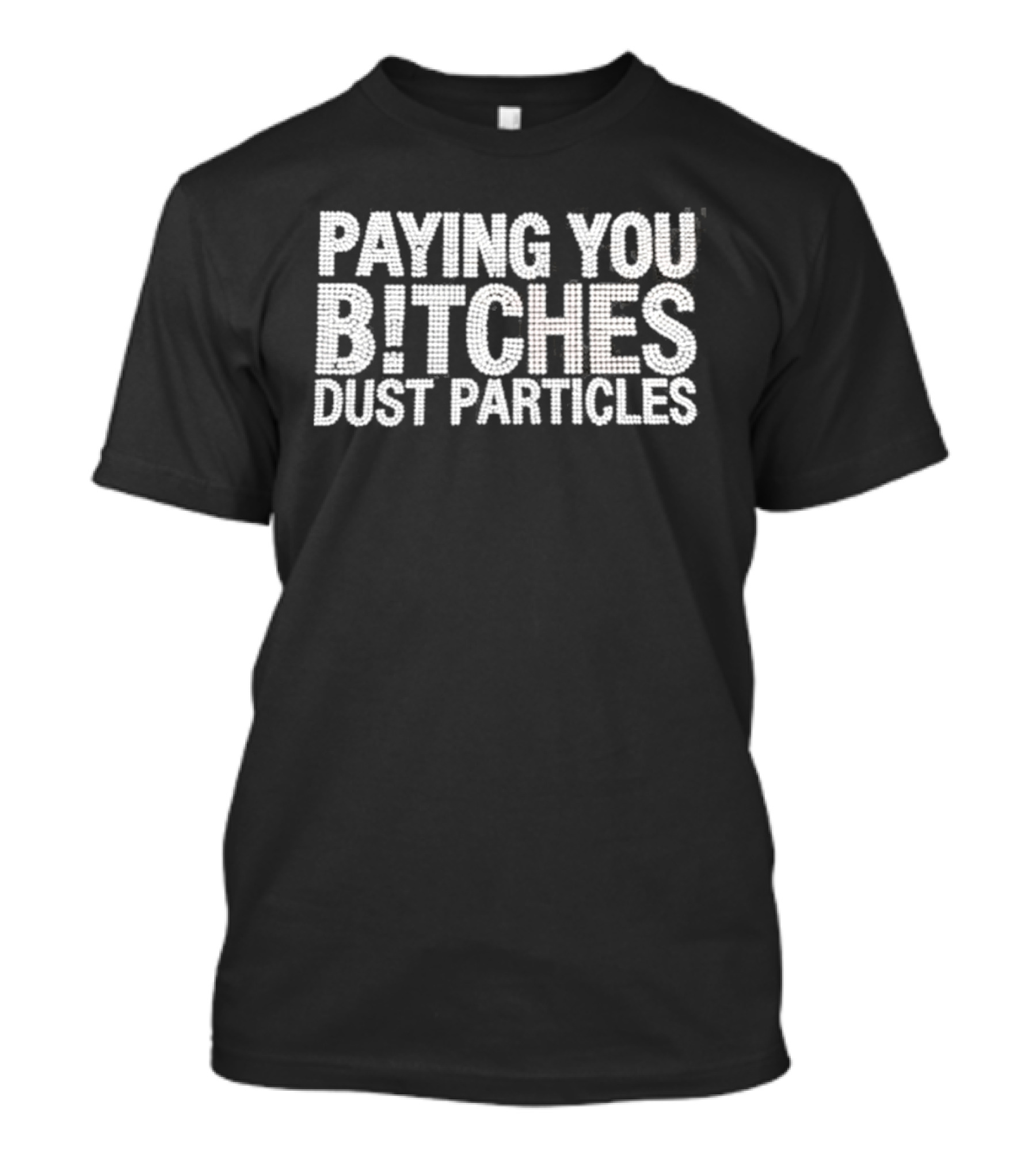 Paying You Bitches Dust Particles Sassy T-Shirt