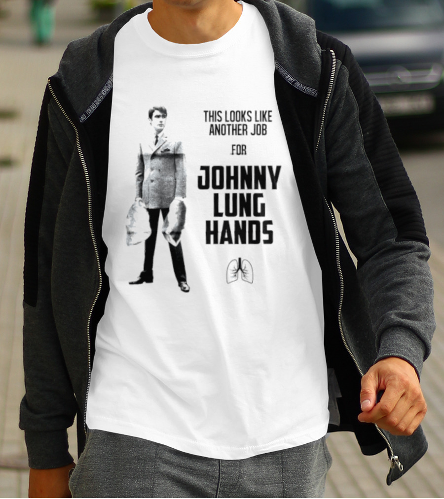 This Looks Like Another Job For Johnny Lung Hands Retro Noir T-Shirt