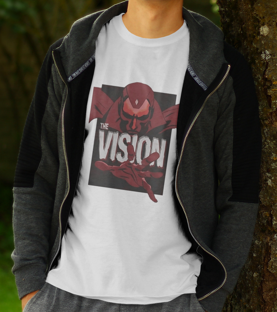 The Vision Marvel Superhero Avengers Comic T-Shirt