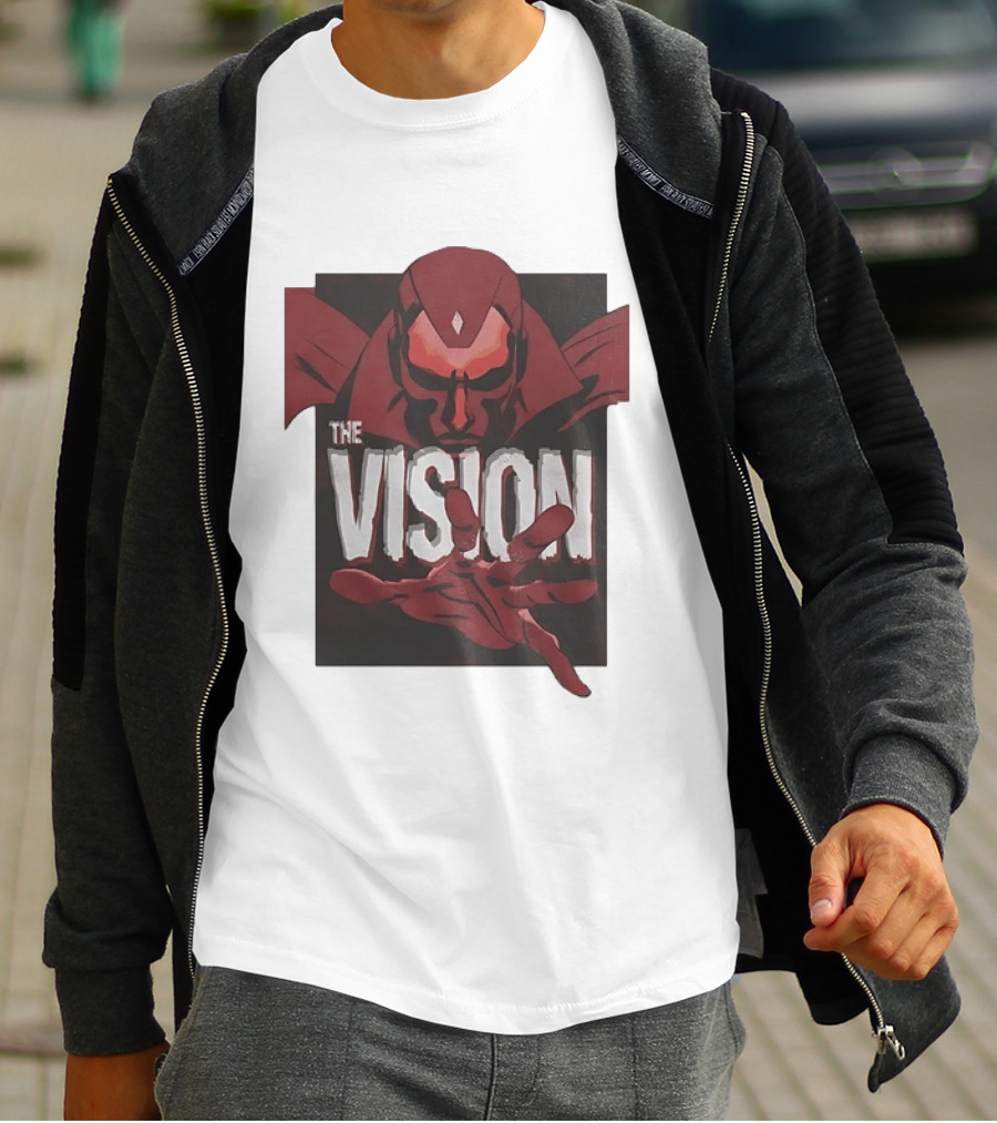 The Vision Marvel Superhero Avengers Comic T-Shirt