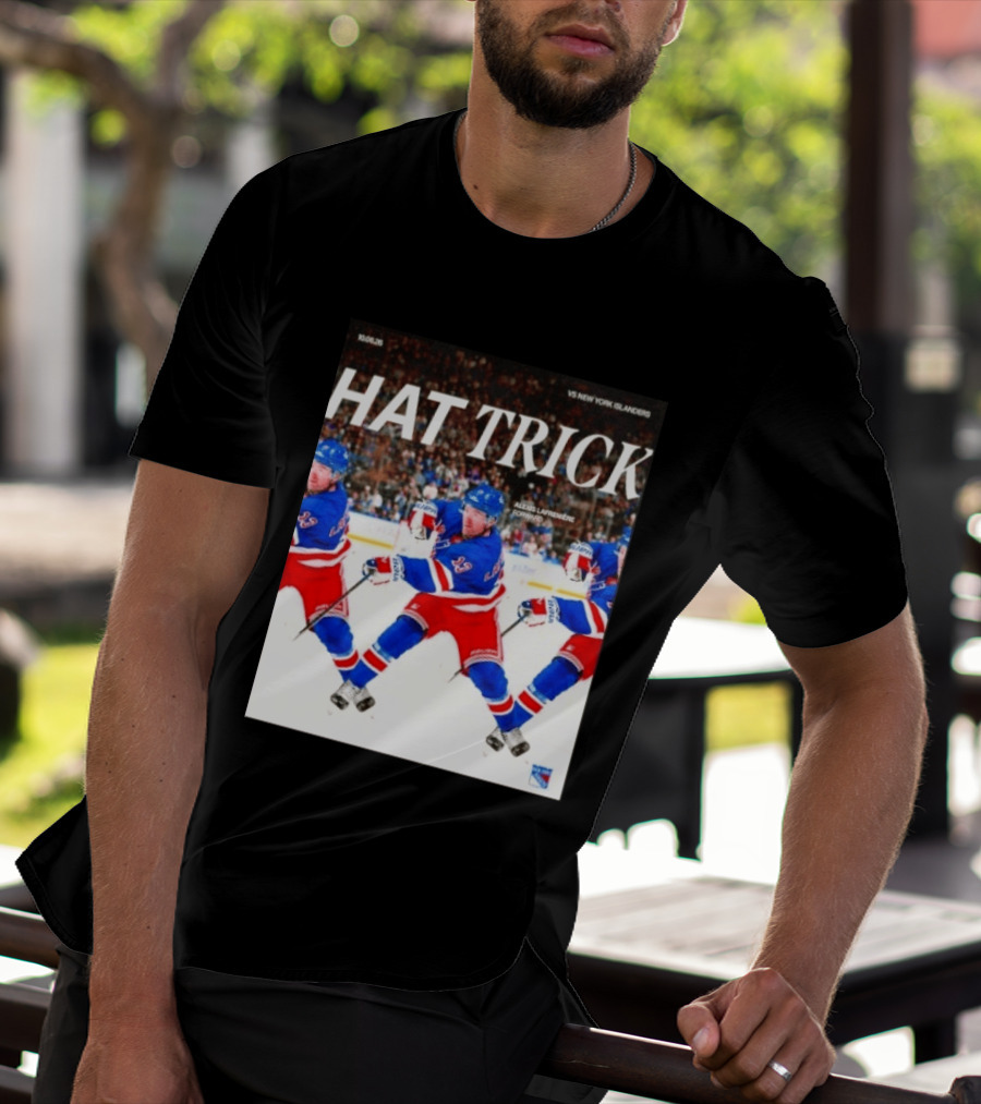 Alexis Lafrenière Hat Trick NY Rangers Vs New York Islanders 10.06.23 Forward T-Shirt