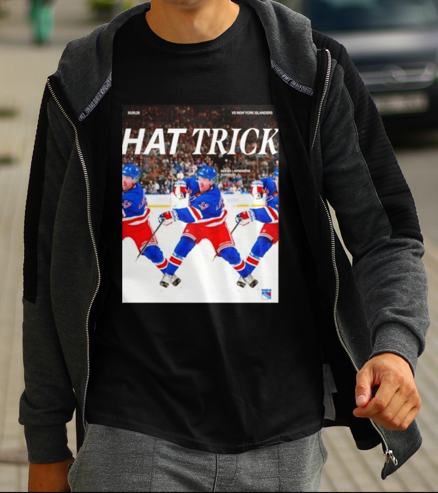 Alexis Lafrenière Hat Trick NY Rangers Vs New York Islanders 10.06.23 Forward T-Shirt