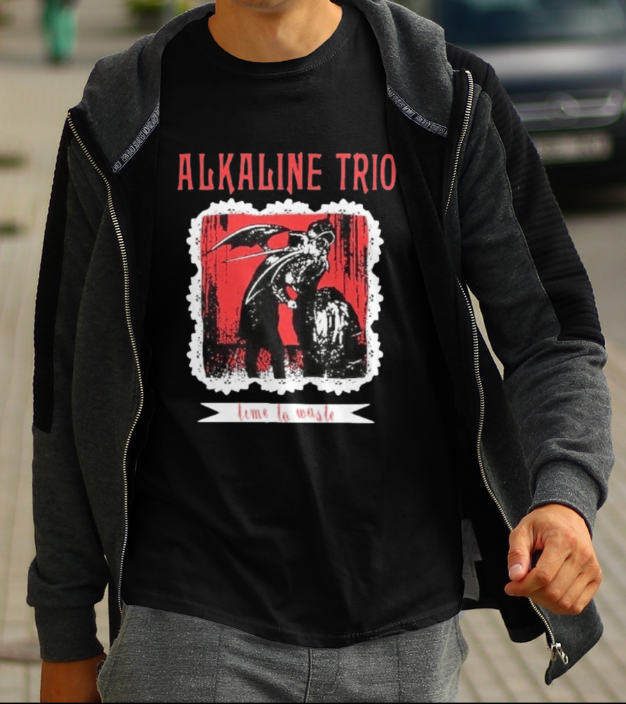 Alkaline Trio Time To Waste Punk Rock Band Album T-Shirt