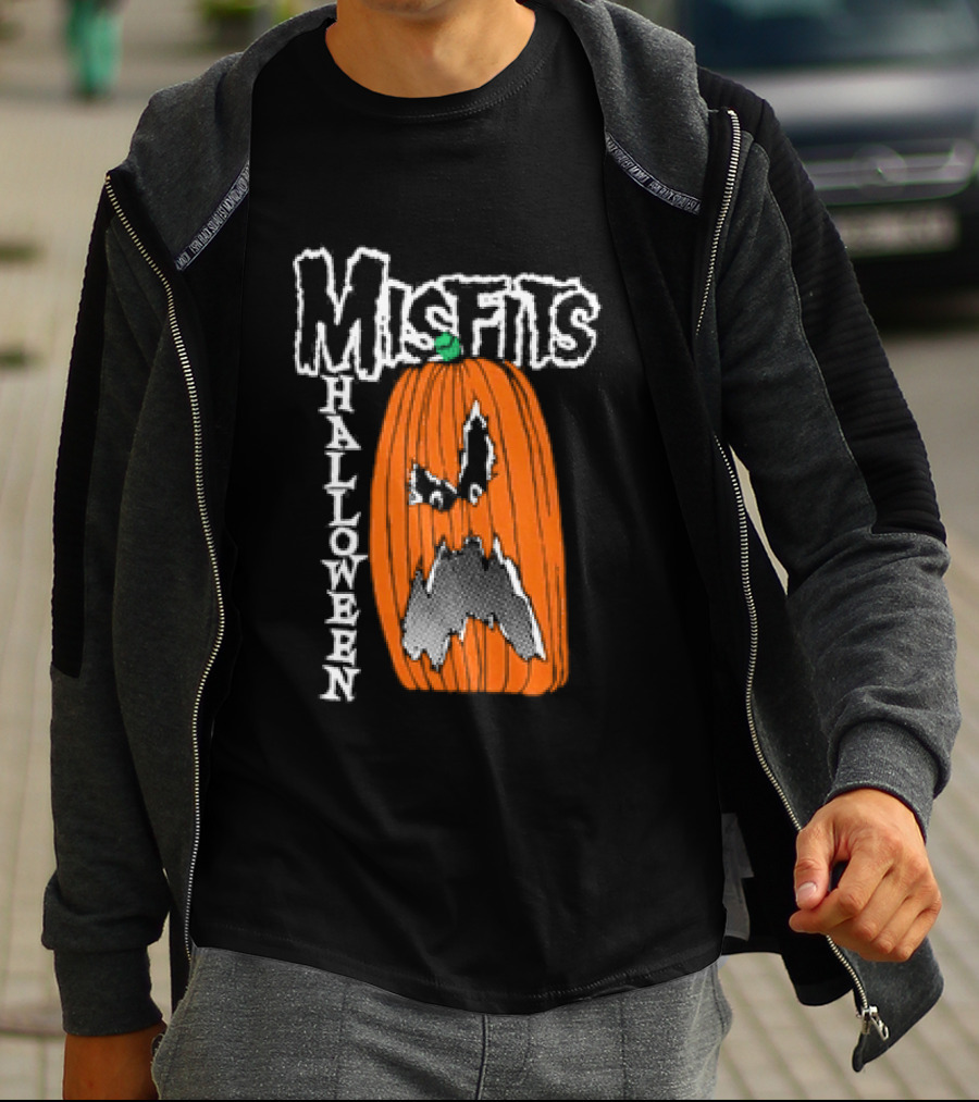 Misfits Halloween Pumpkin Punk Rock T-Shirt