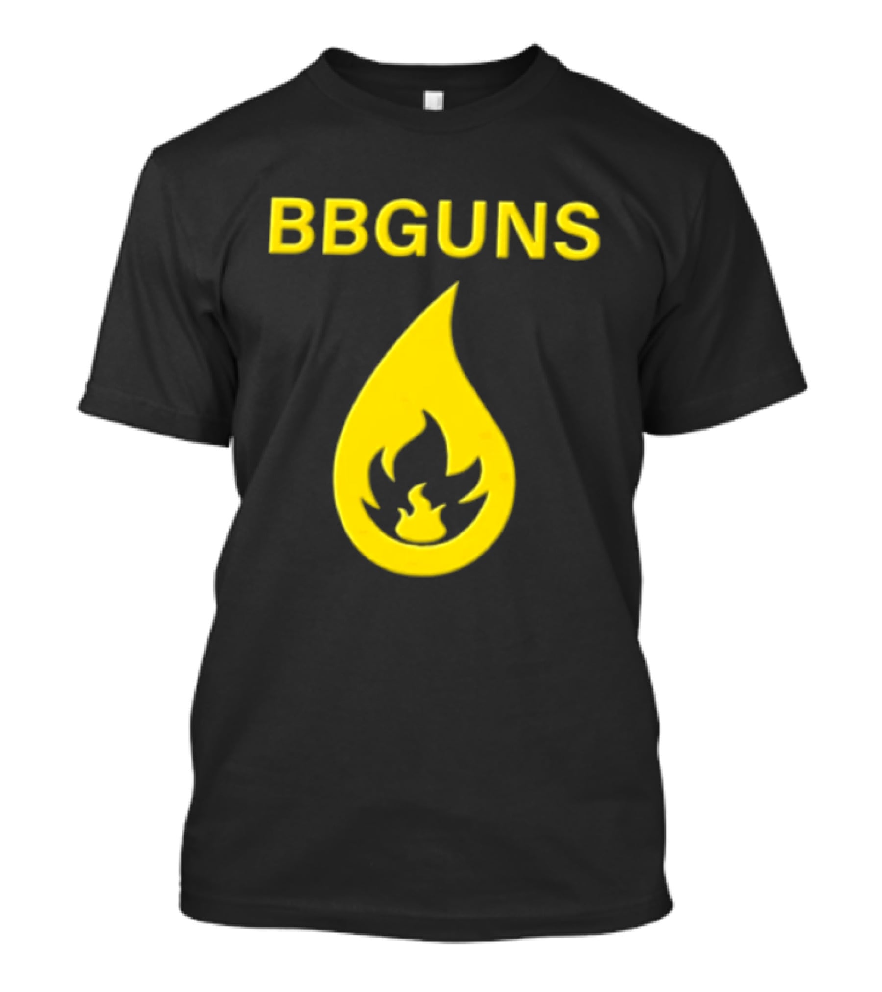 BBGUNS Yellow Flame T-Shirt