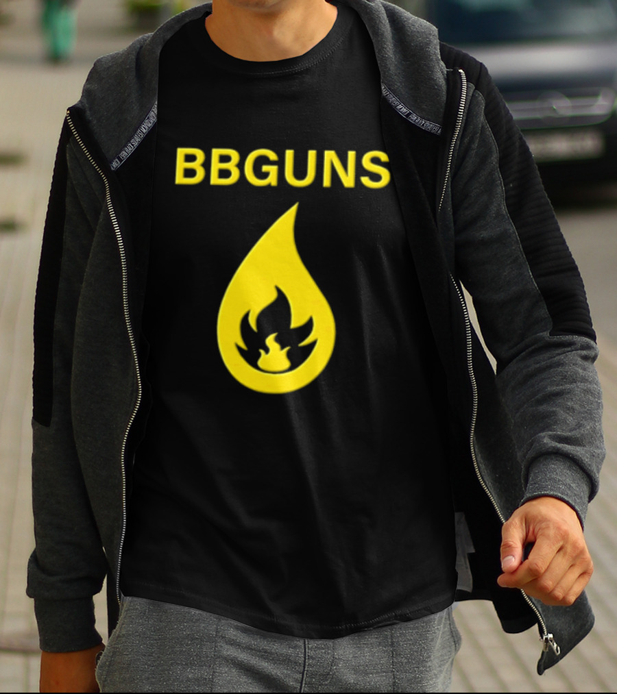 BBGUNS Yellow Flame T-Shirt