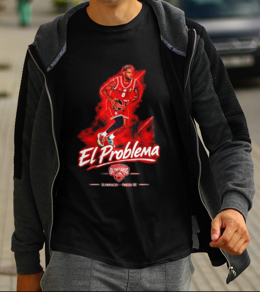 Nigel Williams Goss Olympiakos Euroleague El Problema Basketball 8 T-Shirt
