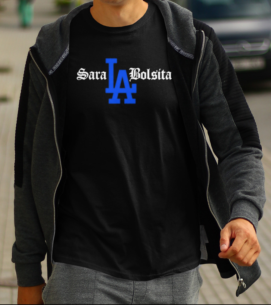 Sara LA Bolsita Dodgers Fan T-Shirt
