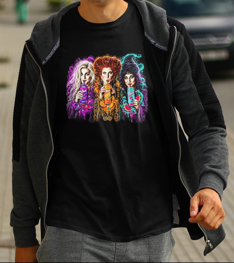 Sarah Jessica Parker Bette Midler Kathy Najimy Drinking Alani Cosmic Stardust Mimosa Watermelon Wave T-Shirt