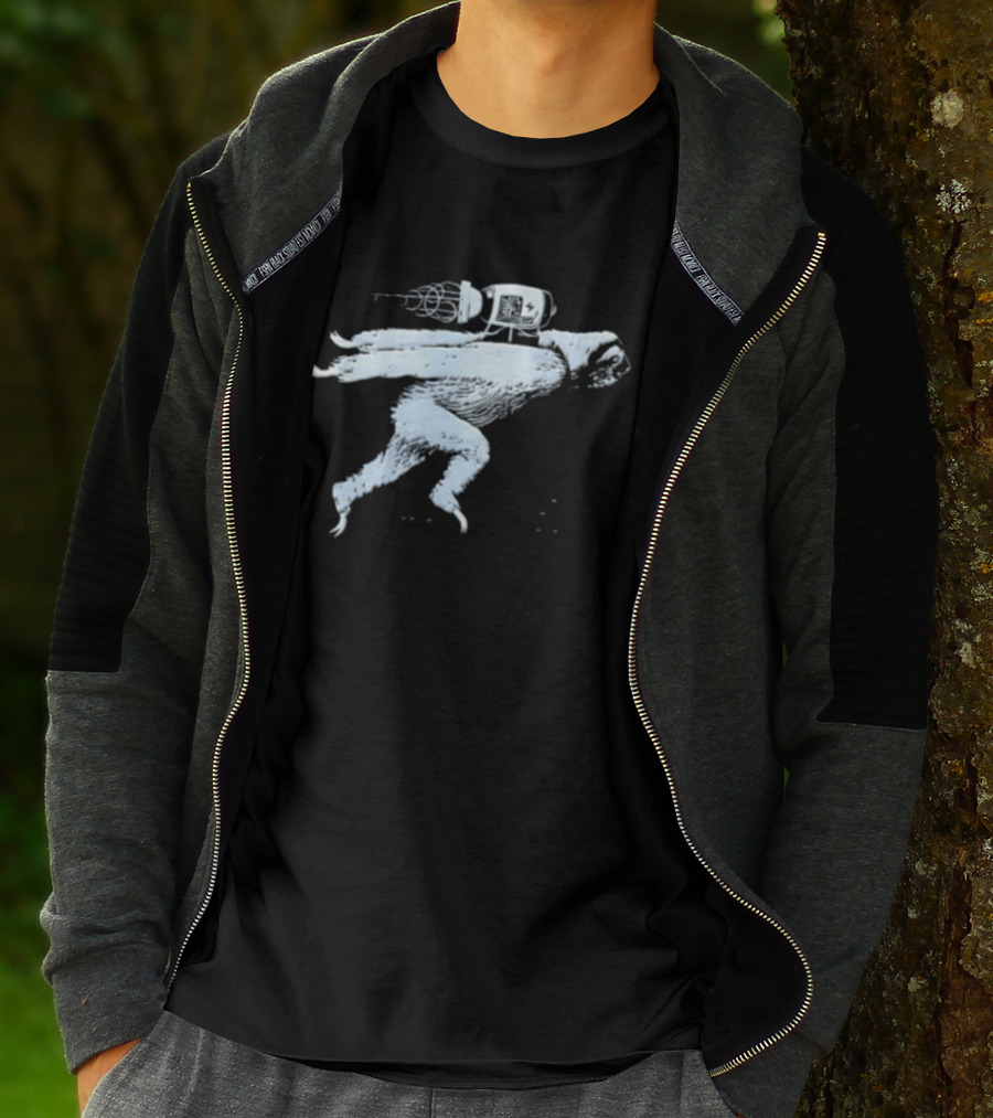 Sloth Flying With Rocket Jetpack Adventure T-Shirt
