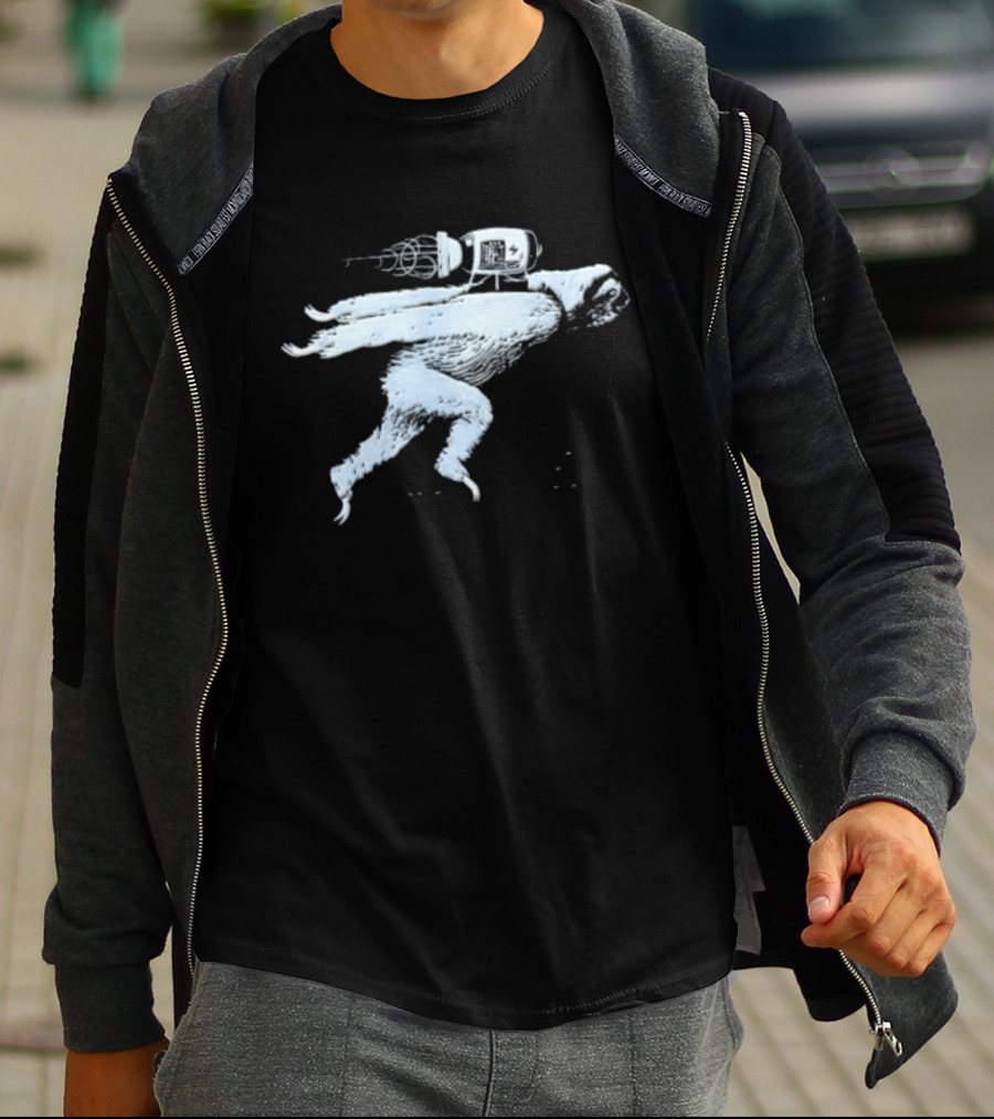 Sloth Flying With Rocket Jetpack Adventure T-Shirt