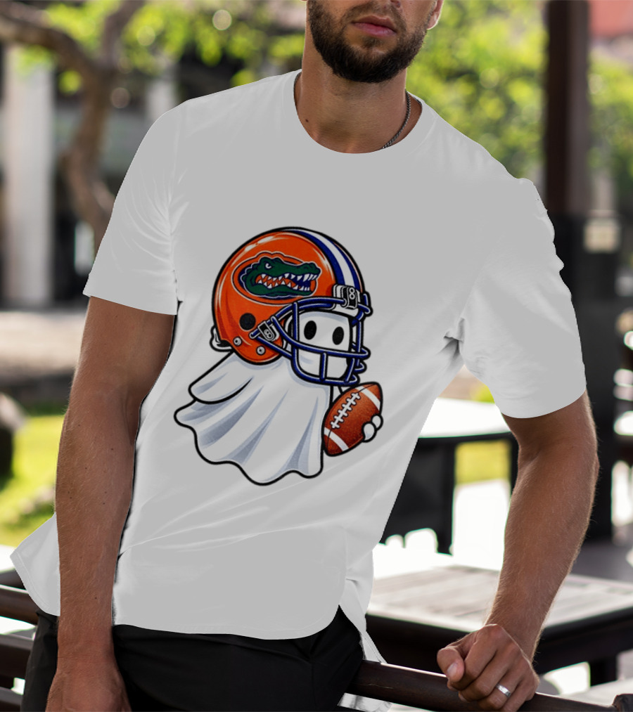 Florida Gators Football Ghost Halloween Fan Gear T-Shirt