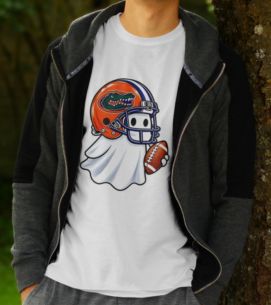 Florida Gators Football Ghost Halloween Fan Gear T-Shirt