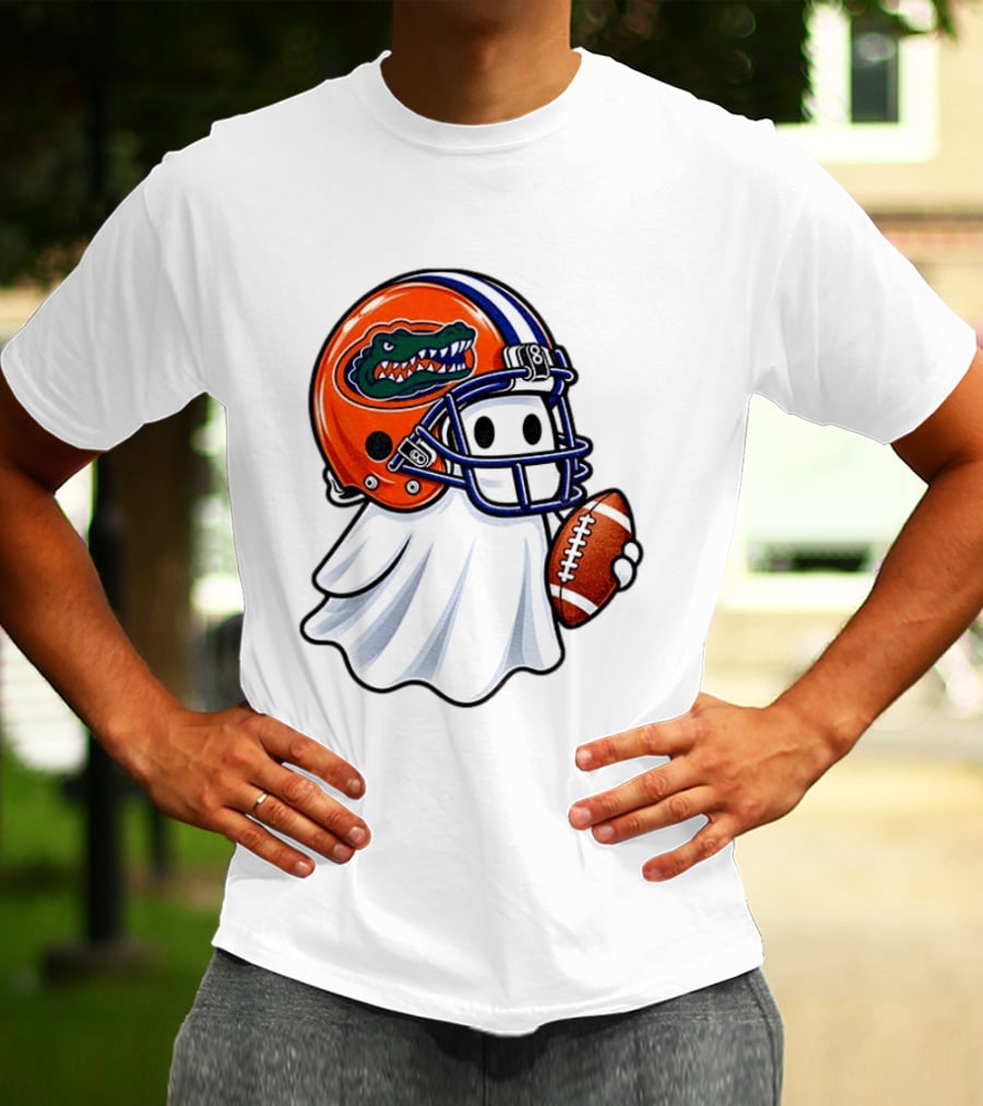 Florida Gators Football Ghost Halloween Fan Gear T-Shirt