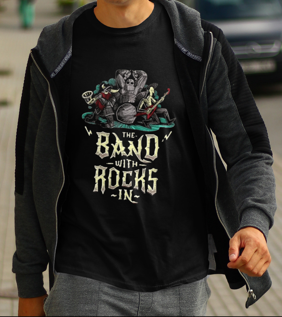The Band With Rocks In Fantasy Concert Trio T-Shirt