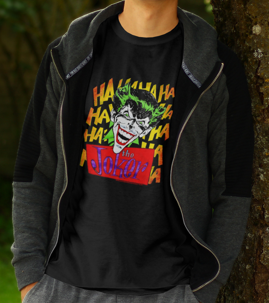 The Joker Ha Ha Ha Comic Laughing Face T-Shirt