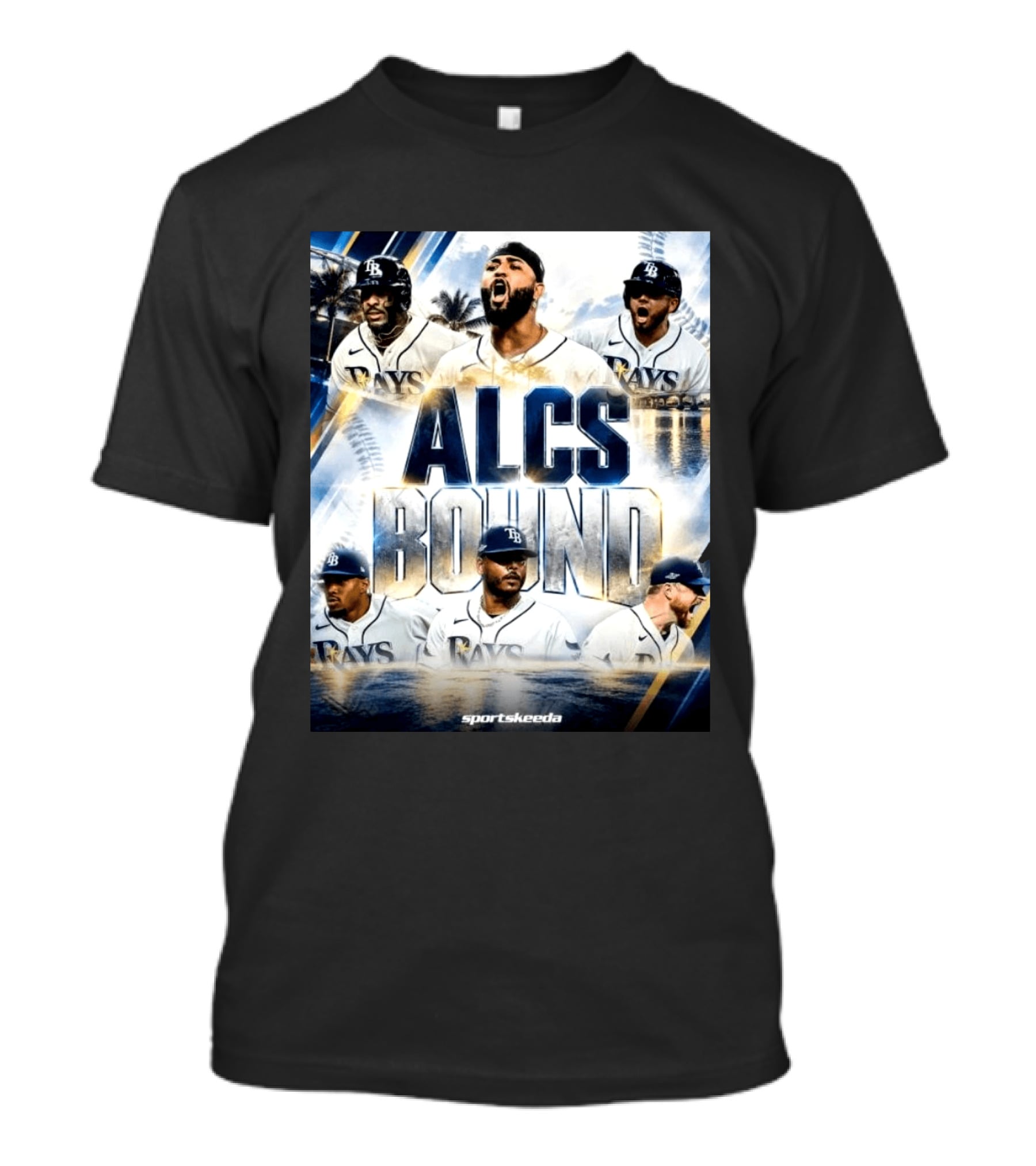 Tampa Bay Rays ALCS Bound Third Time Franchise History T-Shirt