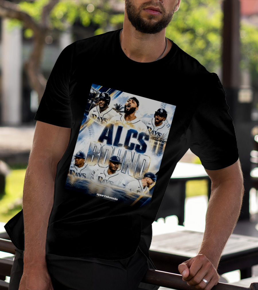 Tampa Bay Rays ALCS Bound Third Time Franchise History T-Shirt