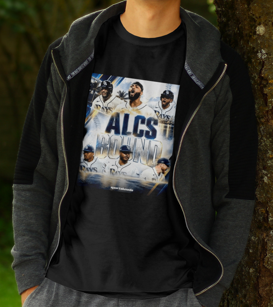 Tampa Bay Rays ALCS Bound Third Time Franchise History T-Shirt